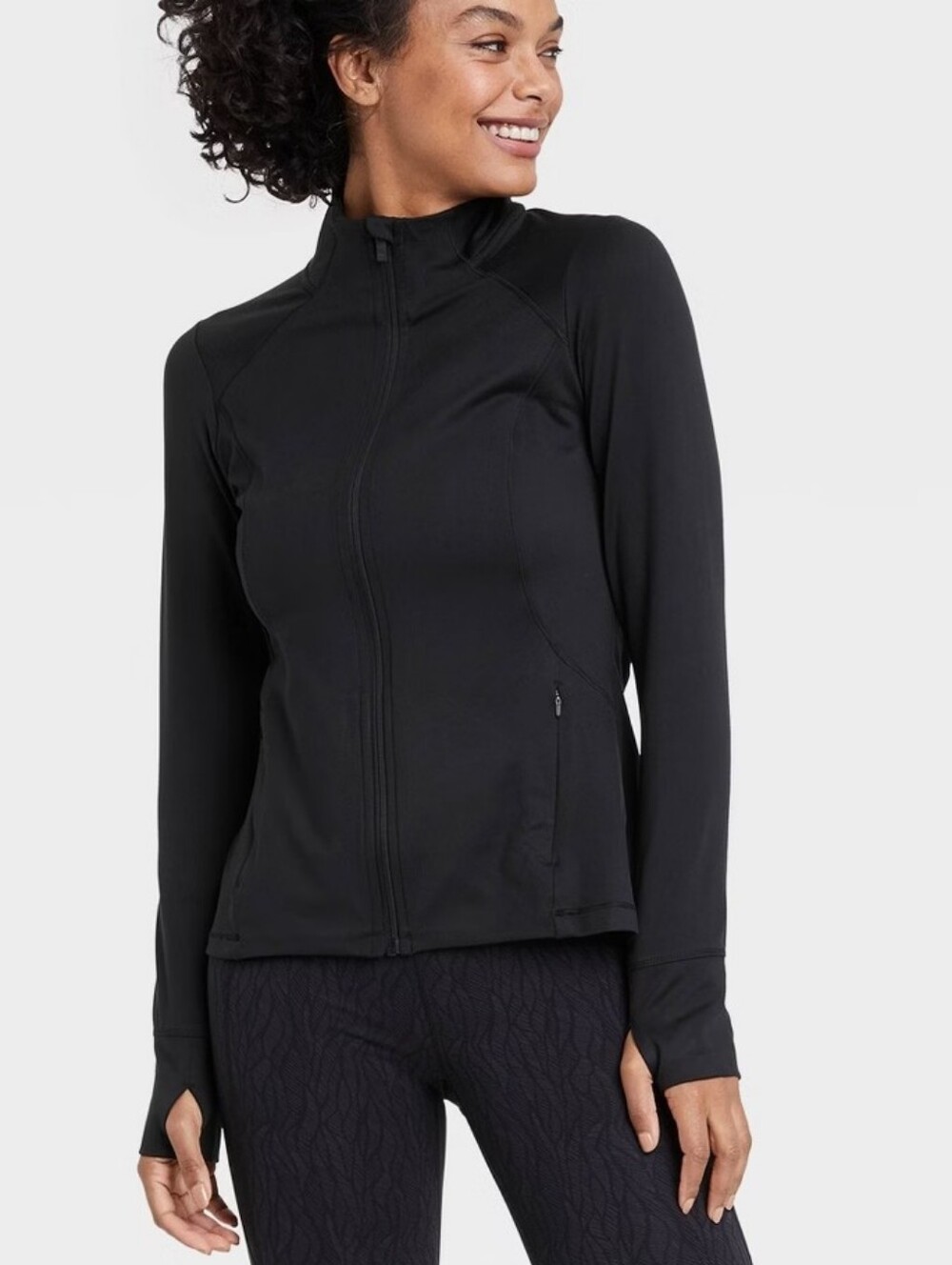 All In Motion NAVY BLUE Full-Zip Active Jacket
